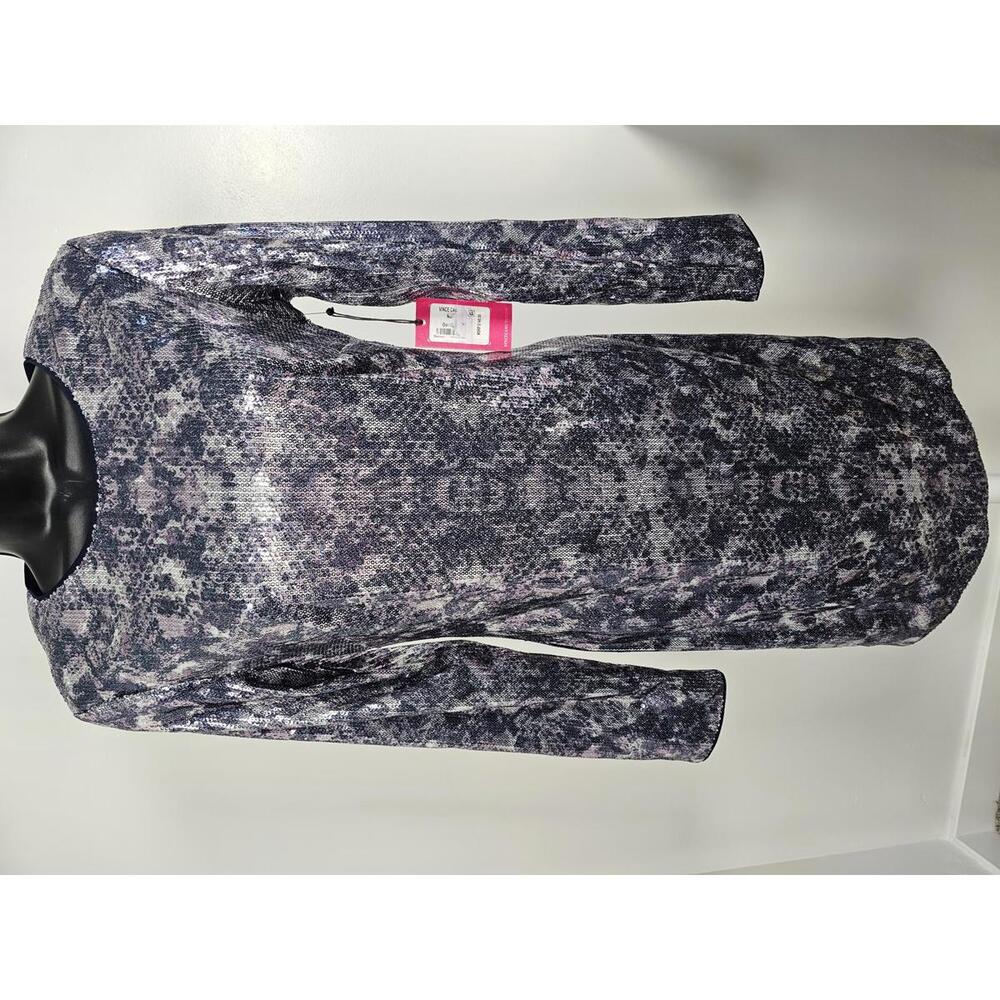 Vince Camuto NWT Long Sleeve Sequin Dress